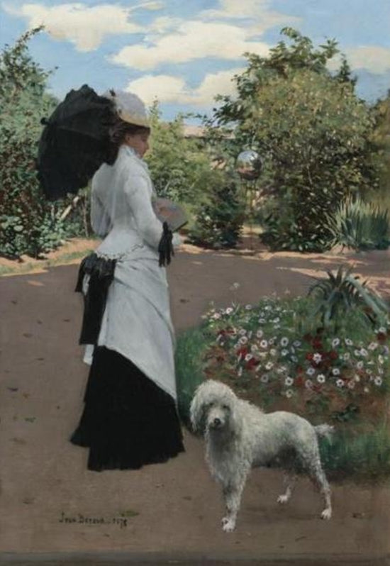La Boule de Verre, vintage artwork by Jean-Georges Beraud, 12x8" (A4) Poster