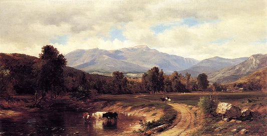 Road to the Mountains, vintage artwork by Samuel Lancaster Gerry, A3 (16x12") Poster Print