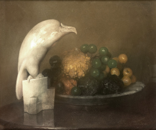L'aigle Blanc, vintage artwork by Firmin Baes, 12x8" (A4) Poster