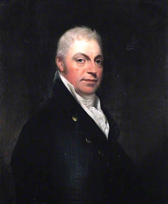 John Pearse, Governor of the Bank of England, vintage artwork by Sir William Beechey, 12x8" (A4) Poster