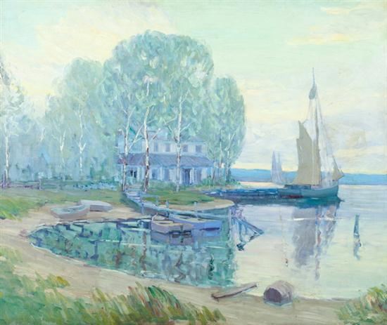 Spring on the Potomac by August H. O. Rolle,16x12(A3) Poster
