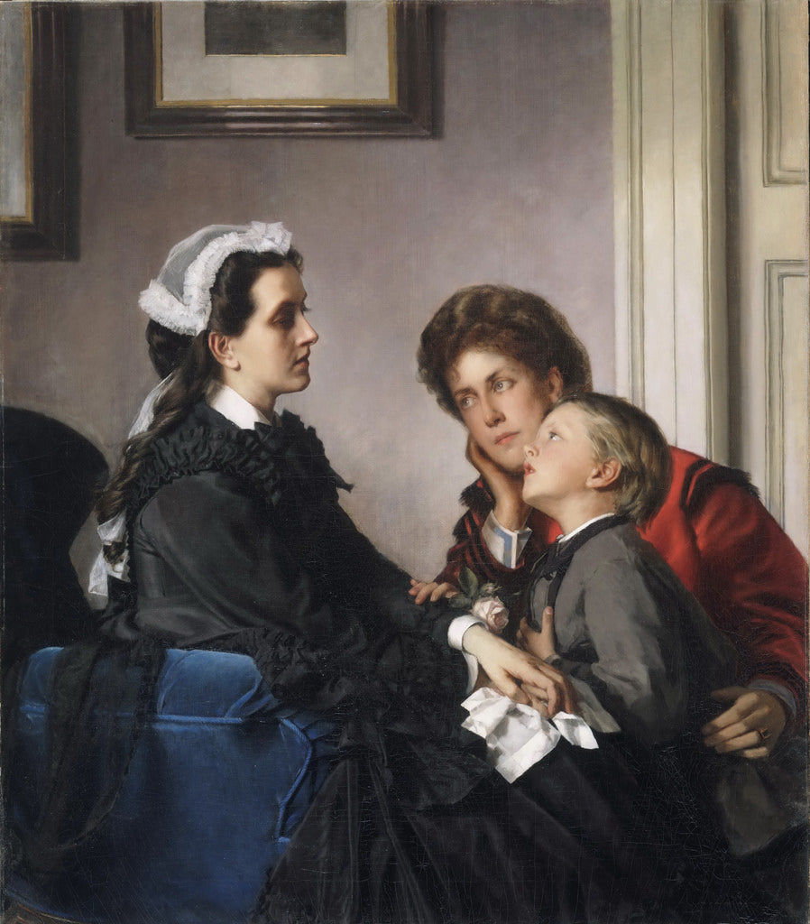 The Governess, vintage artwork by Alexandre Cabanel, 12x8" (A4) Poster