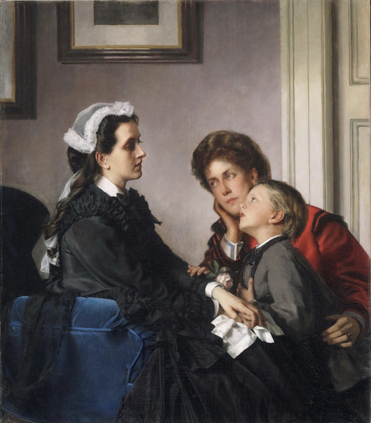 The Governess, vintage artwork by Alexandre Cabanel, 12x8" (A4) Poster