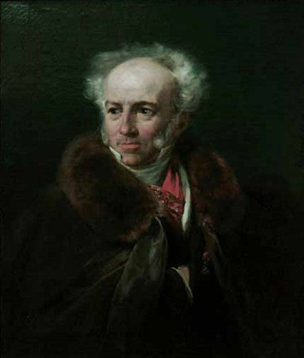 Jean-Baptiste Isabey (1767 - 1855), vintage artwork by Horace Vernet, A3 (16x12") Poster Print