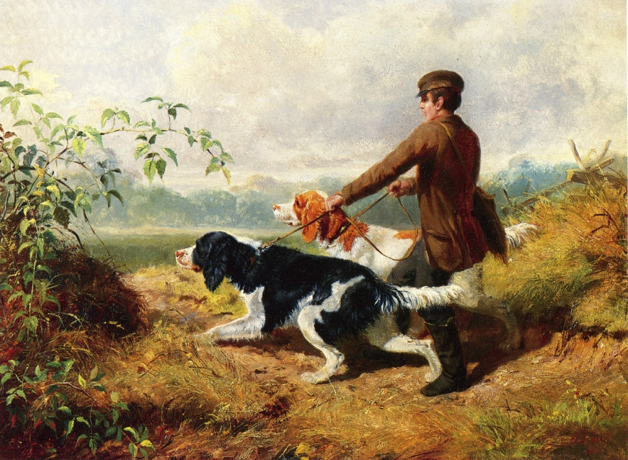 Going Out, vintage artwork by Arthur Fitzwilliam Tait, A3 (16x12") Poster Print