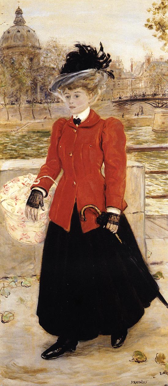 L'Apprentie, vintage artwork by Jean-François Raffaëlli, 12x8" (A4) Poster