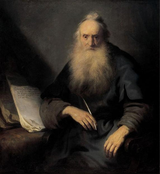 The Apostle Paul, vintage artwork by Jan Lievens, 12x8" (A4) Poster