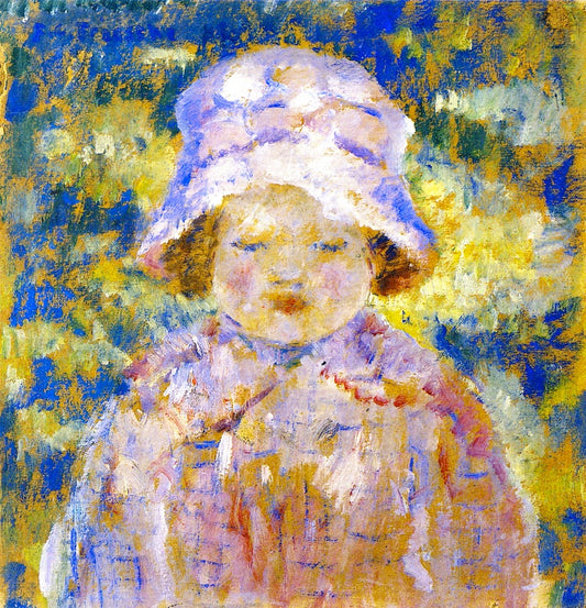 Frances (study), vintage artwork by Frederick Carl Frieseke, 12x8" (A4) Poster