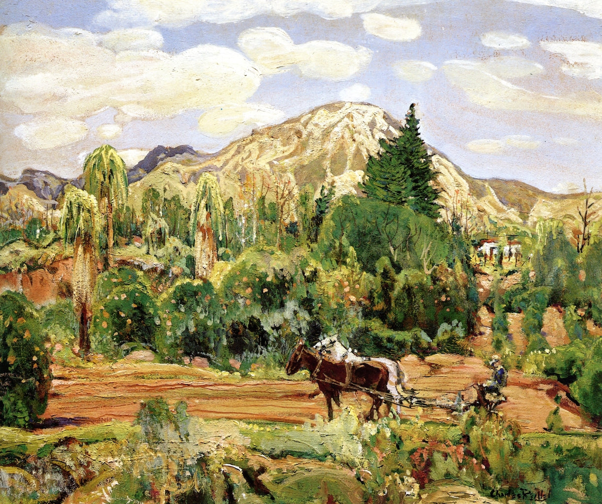 The Rancher by Charles Reiffel,A3(16x12")Poster