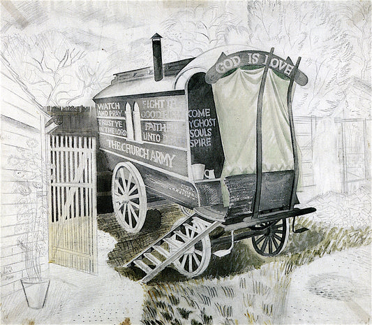 Church Army Wagon (unfinished) by Eric Ravilious,16x12(A3) Poster