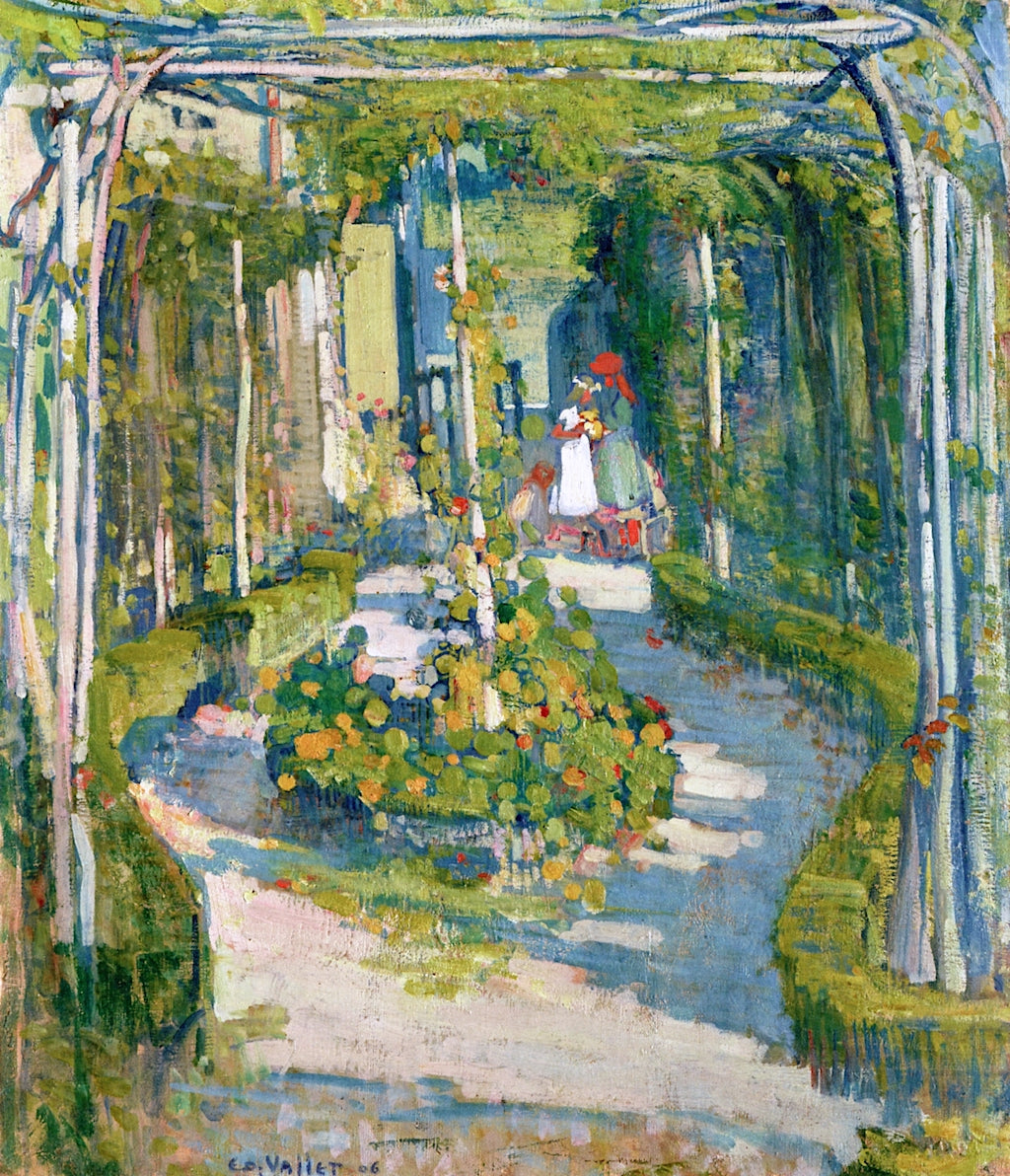 Garden in May by Edouard Vallet,16x12(A3) Poster