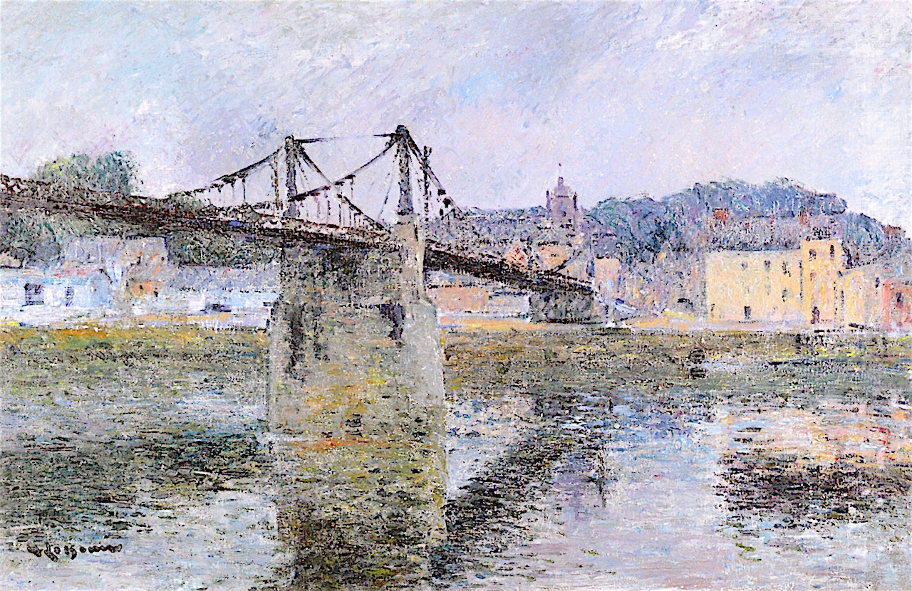 The Bridge d'Elbeuf by Gustave Loiseau,A3(16x12")Poster