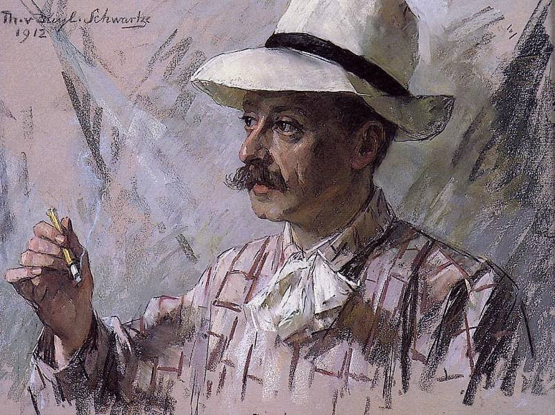 Portrait of Dr. Salomon Benjamin Druif, vintage artwork by Therèse Schwartze, 12x8" (A4) Poster