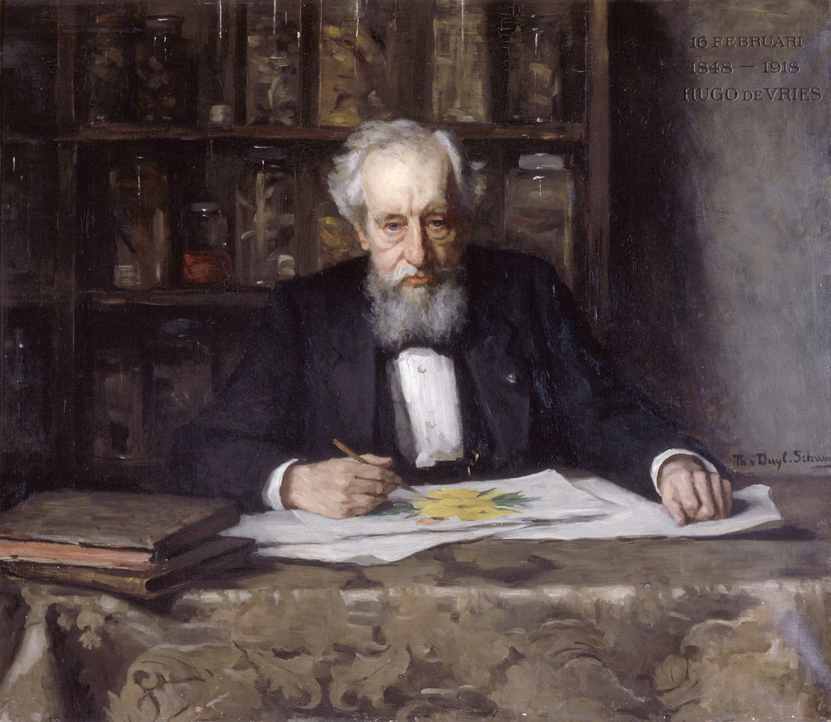 Hugo de Vries by Therese Schwartze,A3(16x12")Poster