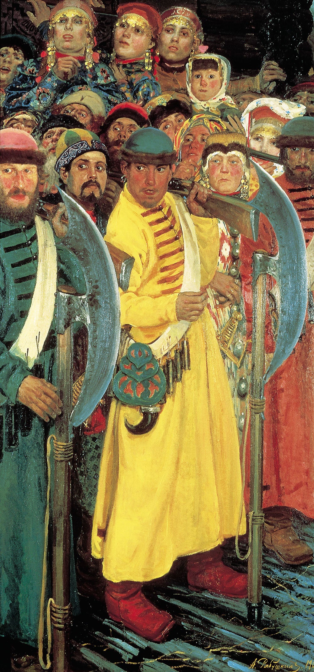  Greeting Foreign Ambassadors by Andrei Petrovich Riabushkin,A3(16x12")Poster