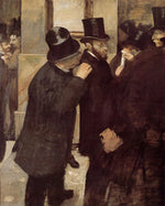 At the Stock Exchange, vintage artwork by Edgar Degas, 12x8" (A4) Poster