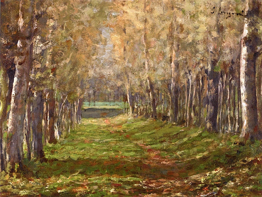 A Forest Path by Emilio Longoni,A3(16x12")Poster