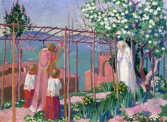 Annunciation of Assisi by Maurice Denis,A3(16x12")Poster