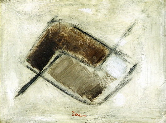 Black-White-Brown by Arthur Dove,16x12(A3) Poster