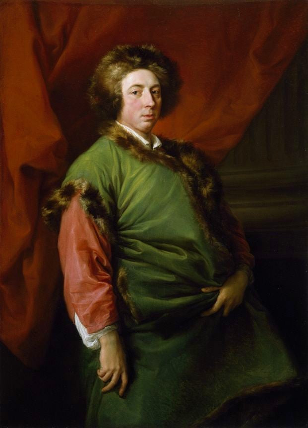Joseph Leeson, later 1st Earl of Milltown, vintage artwork by Pompeo Batoni, 12x8" (A4) Poster