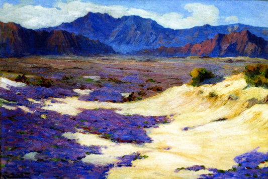 Desert Wildflowers, vintage artwork by Jean Mannheim, 12x8" (A4) Poster