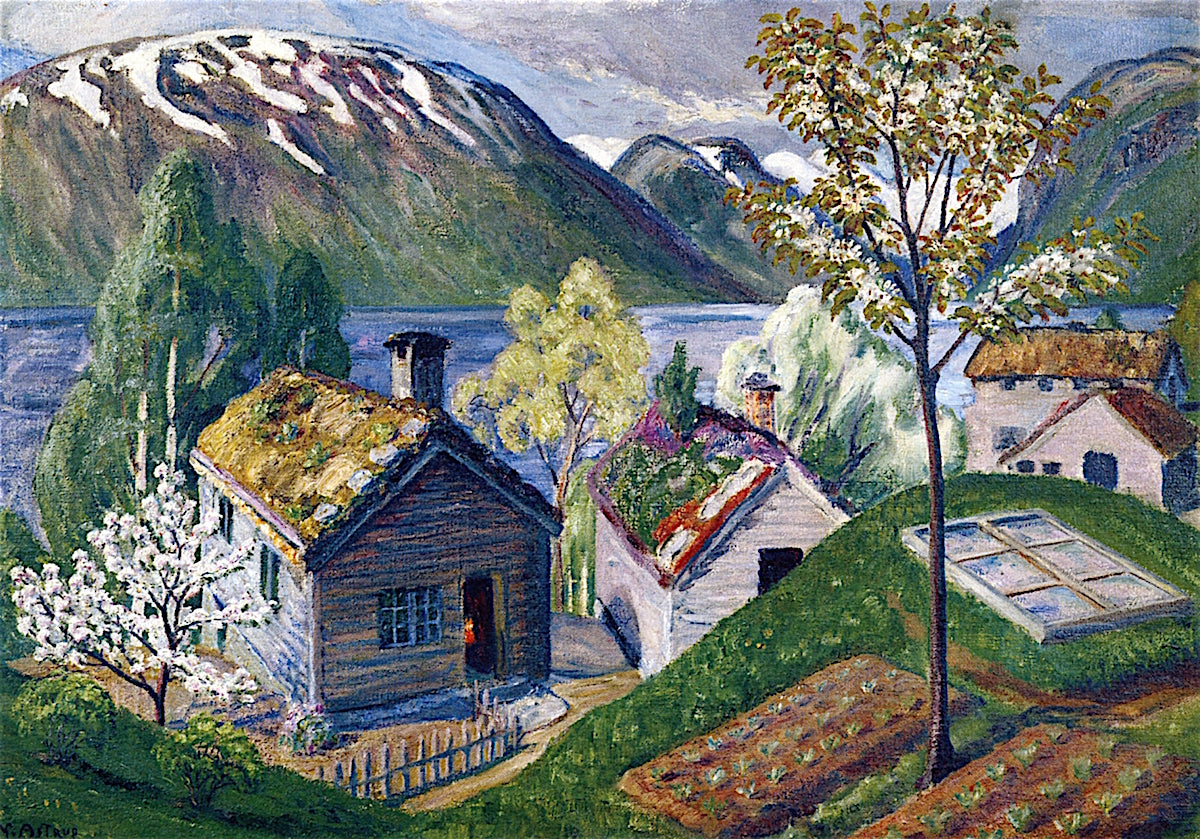 The Cold Frame Mound by Nicolai Astrup,16x12(A3) Poster