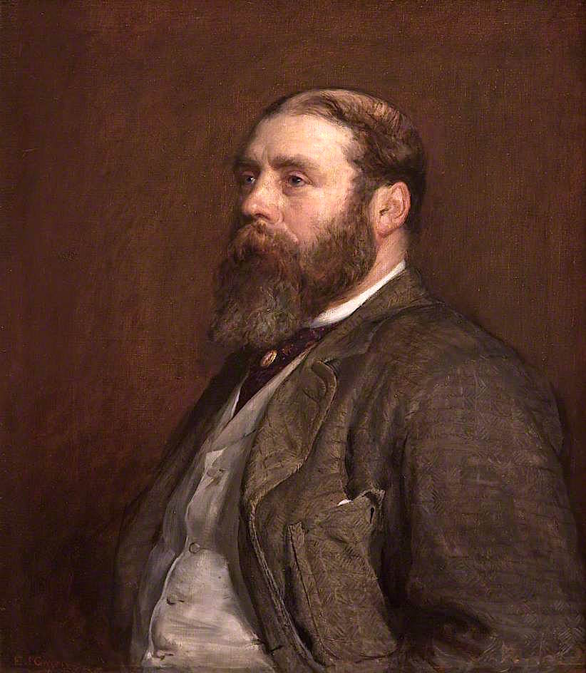 Sir William Henry Wills, Esq., MP, vintage artwork by Edward John Gregory, 12x8" (A4) Poster