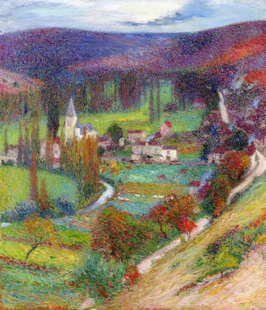 Effet du Matin, Labastide-du-Vert by Henri Martin,A3(16x12")Poster