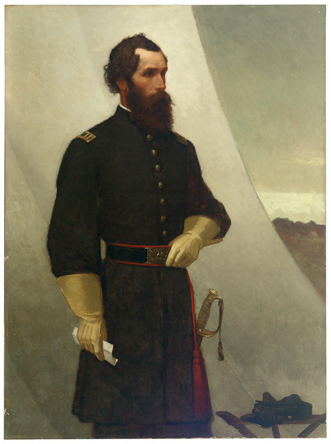 Captain Edward F. Jones, vintage artwork by William Morris Hunt, 12x8" (A4) Poster