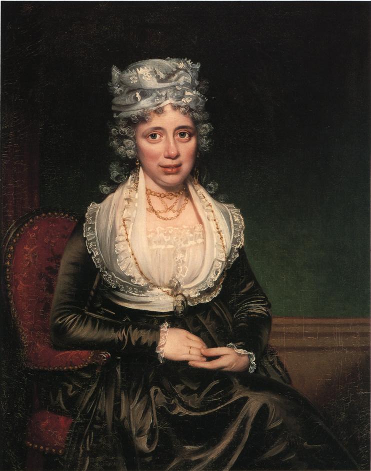 Mrs. James Courtney, vintage artwork by James Earle, 12x8" (A4) Poster