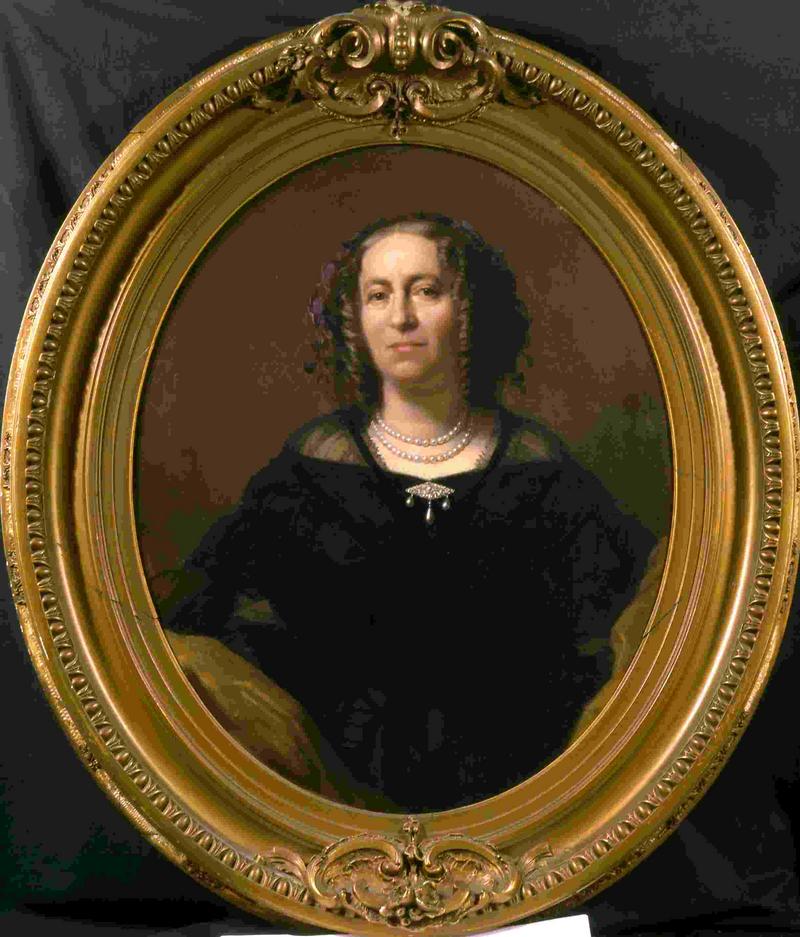 Henriette Beerend, vintage artwork by Carl Joseph Begas, A3 (16x12") Poster Print