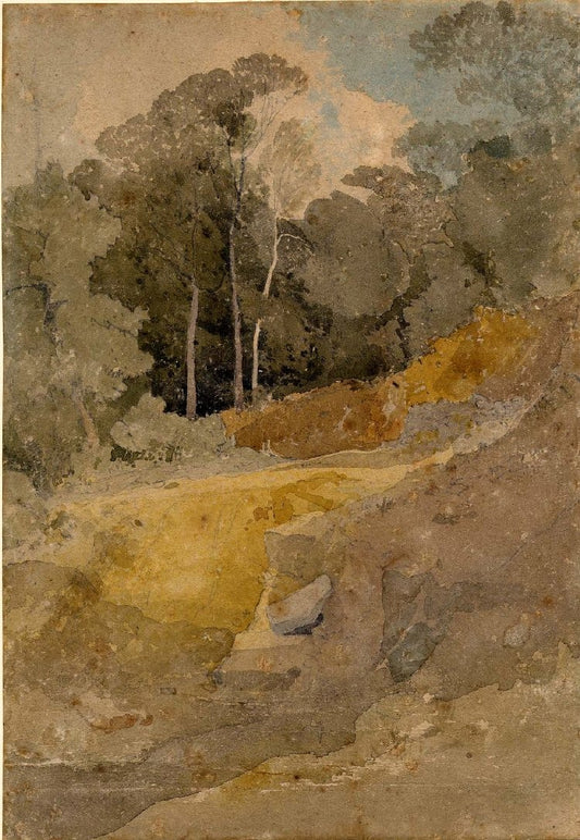 Duncombe Park, Yorkshire, vintage artwork by John Sell Cotman, 12x8" (A4) Poster
