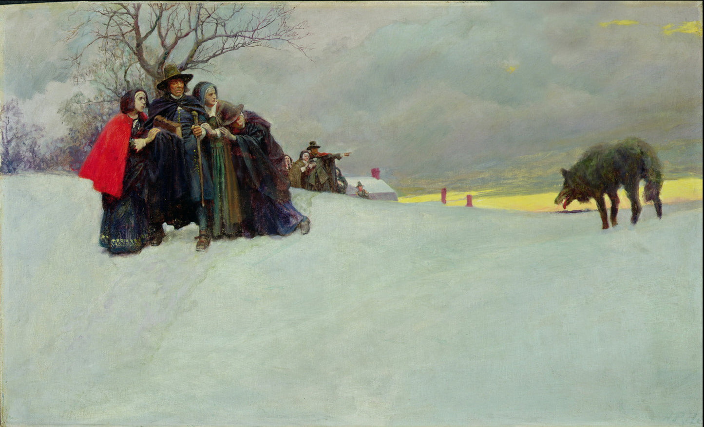 f Had Not Been Seen at Salem for Thirty Years by Howard Pyle,A3(16x12")Poster