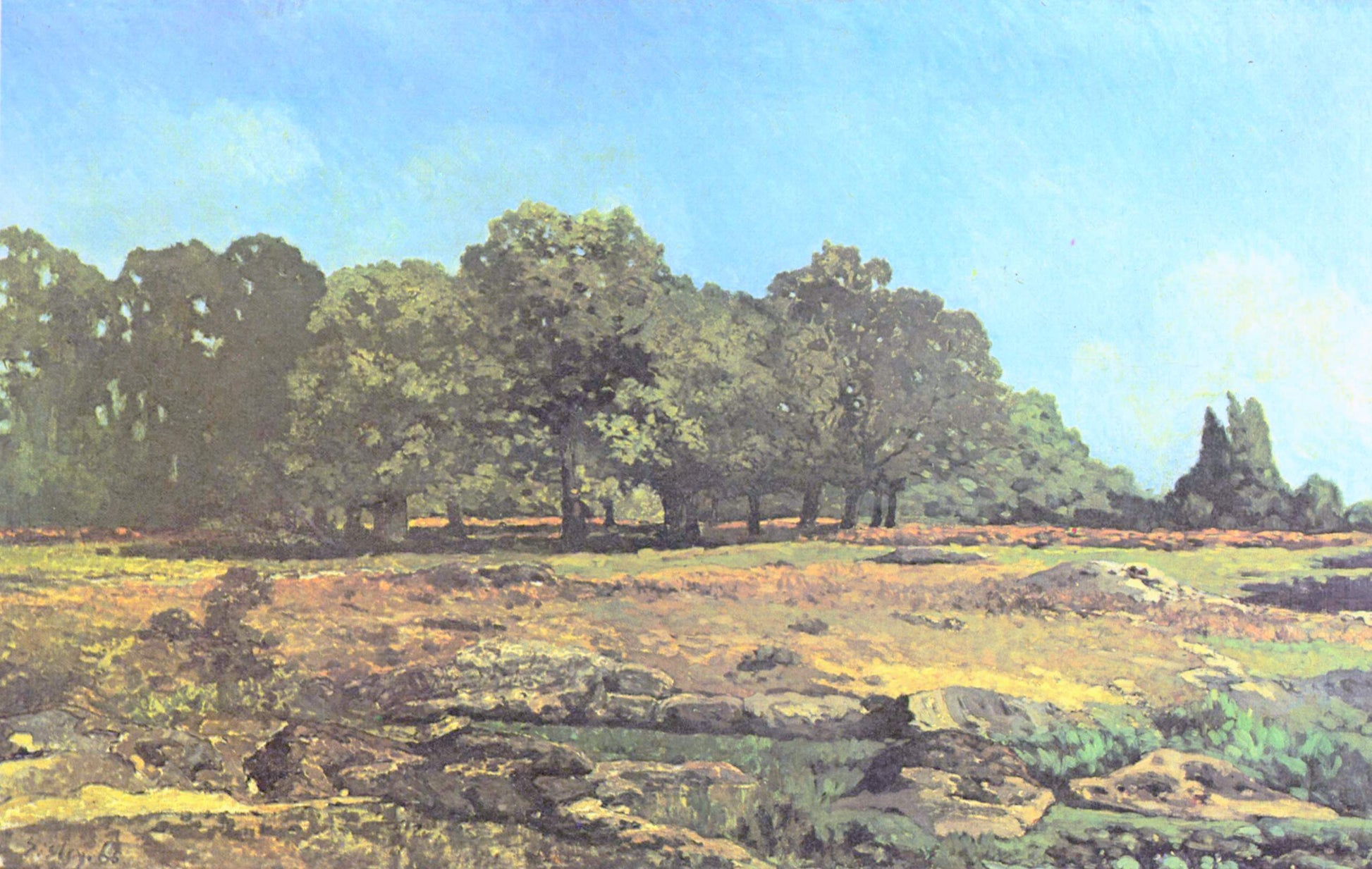 Avenue of Chestnut Trees near La Celle-Saint-Cloud, vintage artwork by Alfred Sisley, 12x8" (A4) Poster