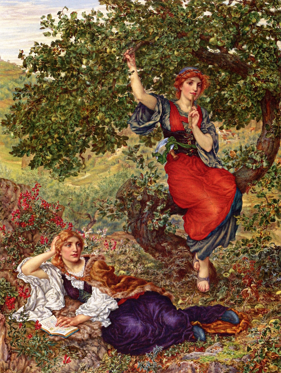Autumn's Pipe, vintage artwork by Thomas Matthews Rooke, 12x8" (A4) Poster