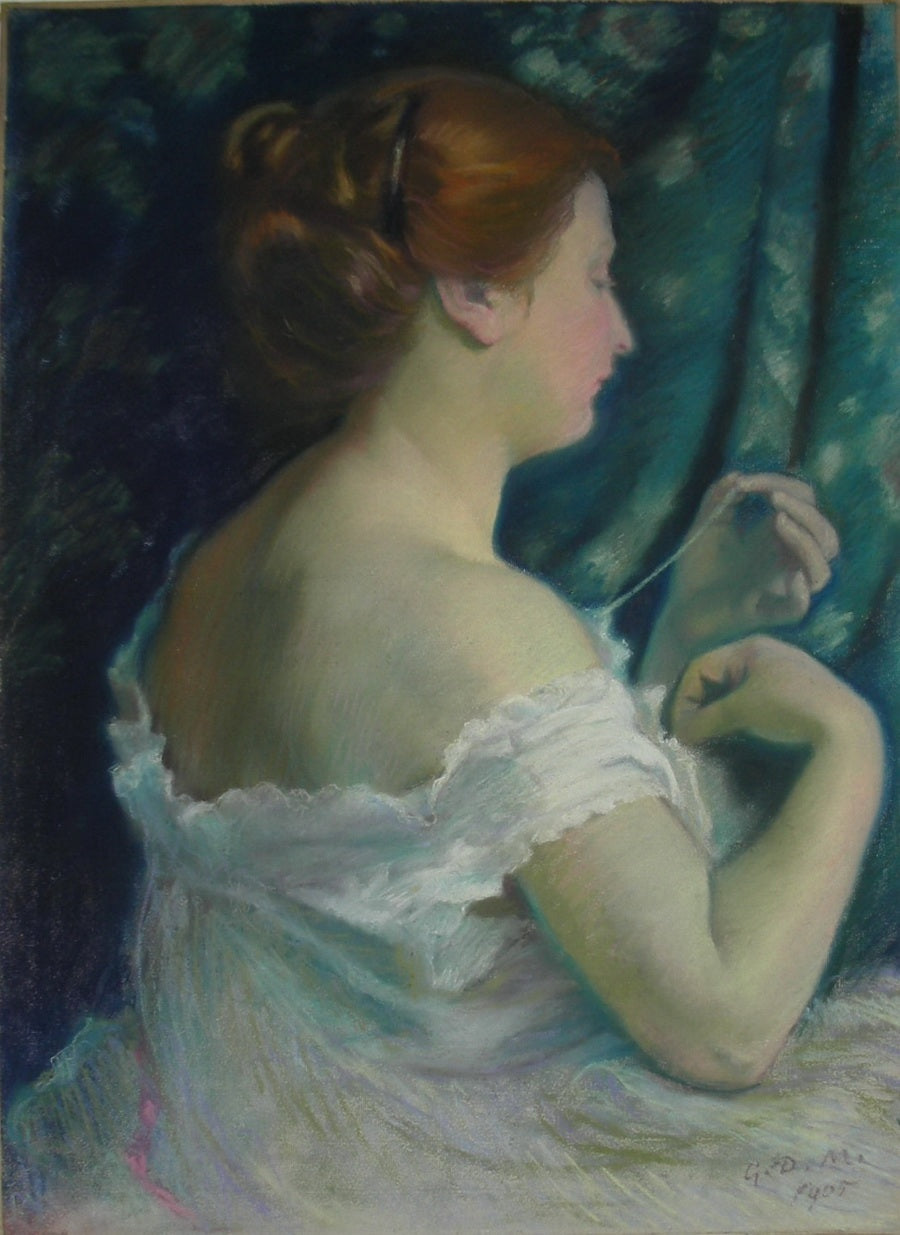Portrait d'Anne Belfis by Georges-Daniel de Monfreid,A3(16x12")Poster