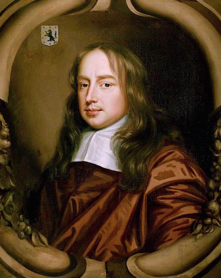 William Pierrepont, vintage artwork by Mary Beale, 12x8" (A4) Poster