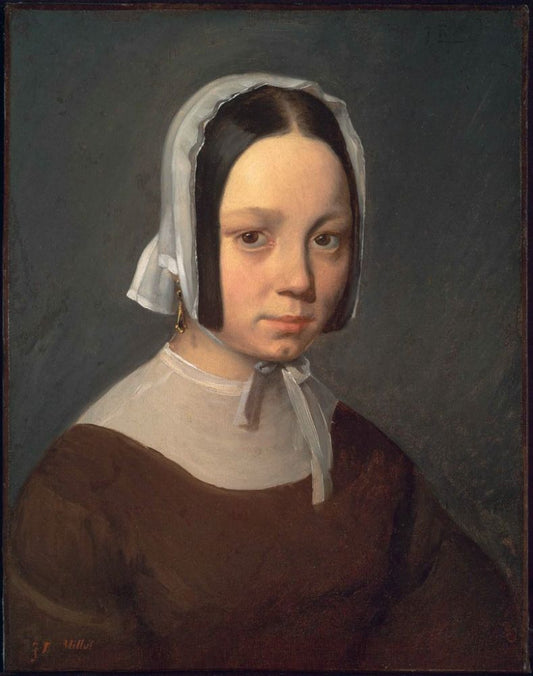 Madame J-F Millet, vintage artwork by Jean-François Millet, A3 (16x12") Poster Print