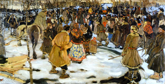 Boyar Epoch by Isaak Brodsky,16x12(A3) Poster