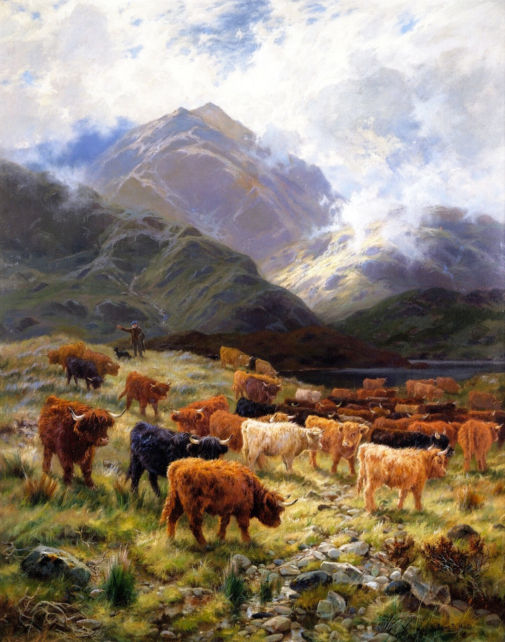 Morning, A Start for the South by Louis Bosworth Hurt,A3(16x12")Poster
