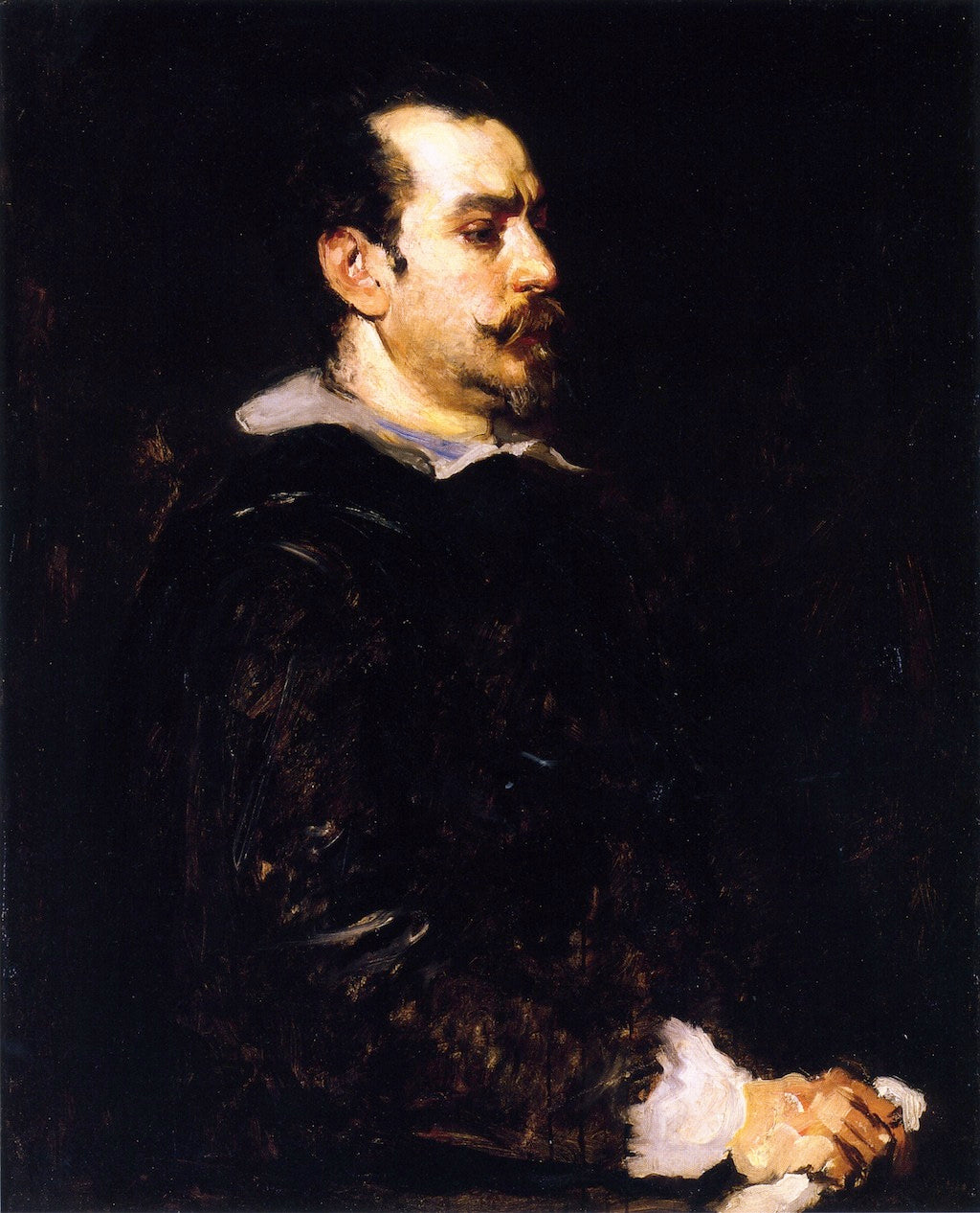Spanish Don, vintage artwork by Frank Duveneck, 12x8" (A4) Poster