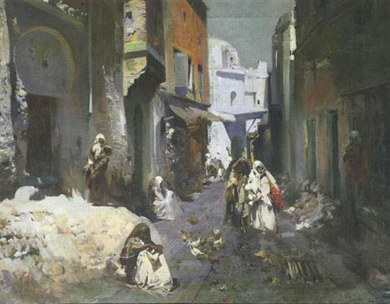 Scene à Fes by Jose Navarro llorens,A3(16x12")Poster