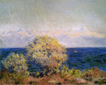 At Cap d'Antibes, Mistral Wind, vintage artwork by Claude Monet, 12x8" (A4) Poster