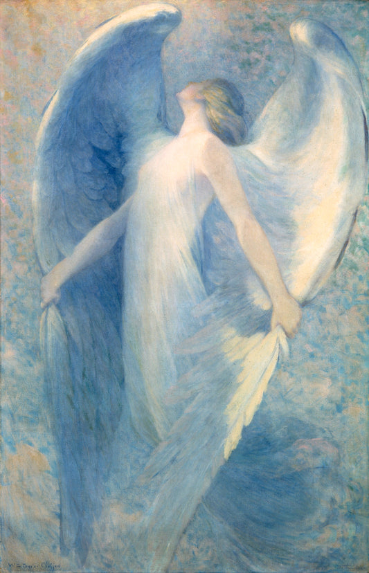 The Angel, vintage artwork by William Baxter Palmer Closson, 12x8" (A4) Poster