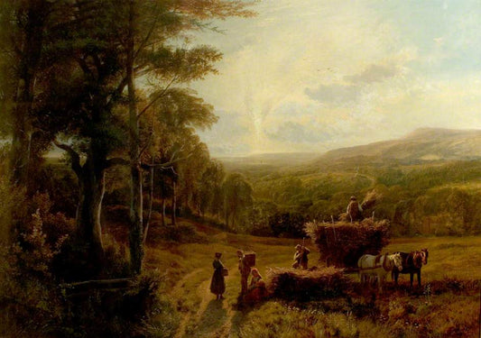 Near Haslemere, Surrey, vintage artwork by George Shalders, 12x8" (A4) Poster