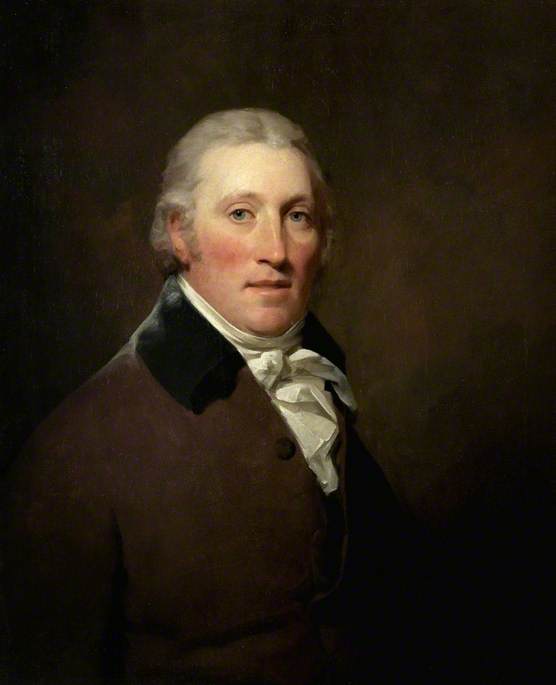 John Dunlop, Provost of Glasgow, vintage artwork by Sir Henry Raeburn, R.A., P.R.S.A., 12x8" (A4) Poster