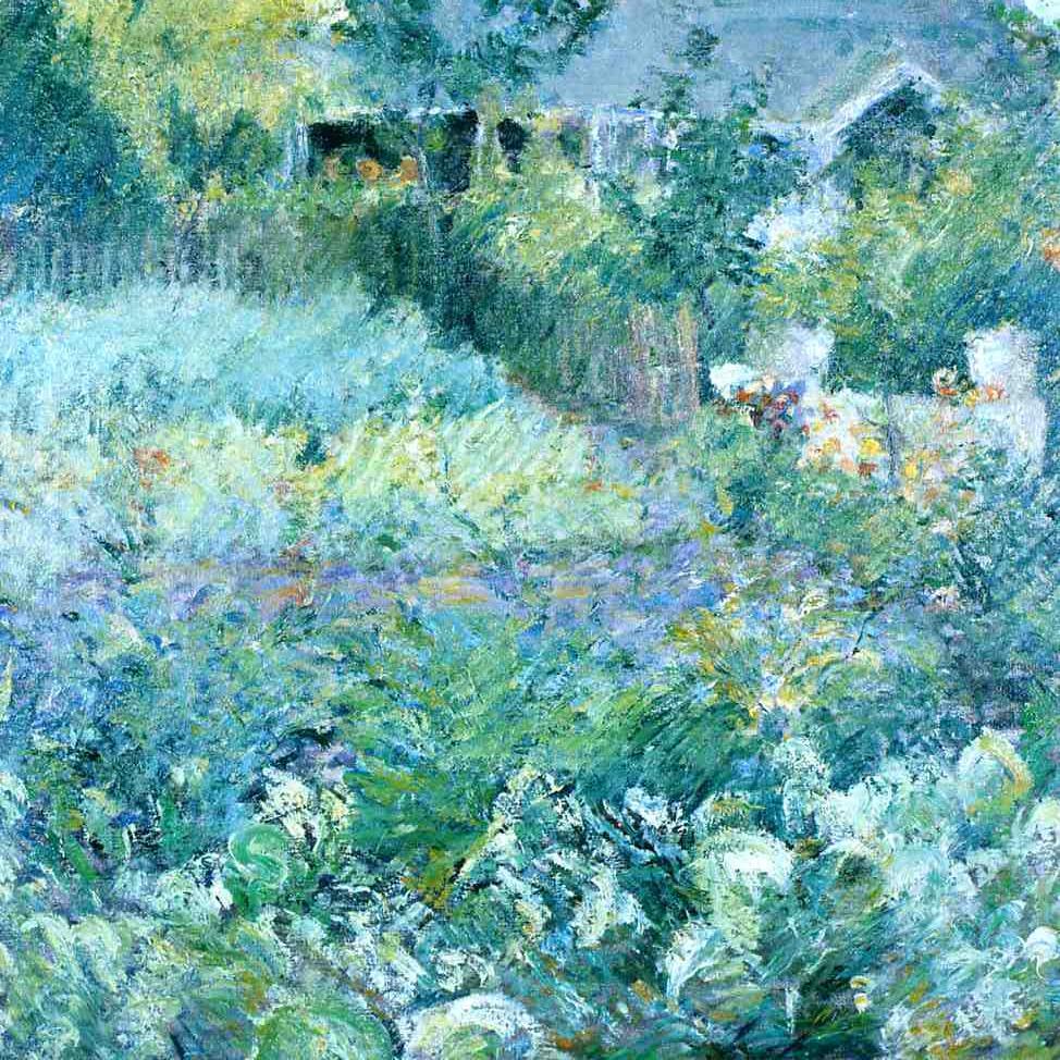 The Cabbage Patch, vintage artwork by John Twachtman, 12x8" (A4) Poster