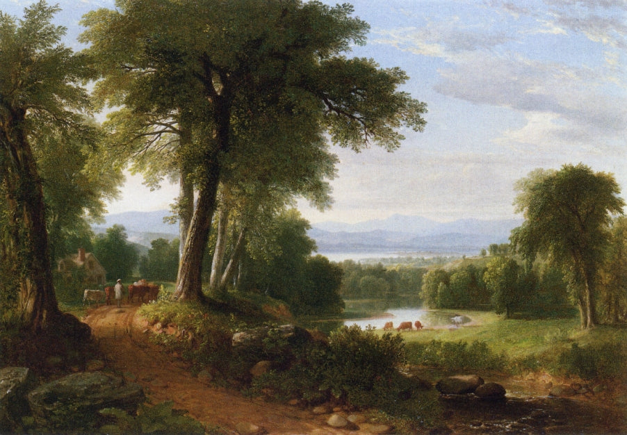 After a Summer Shower, vintage artwork by Asher Brown Durand, A3 (16x12") Poster Print