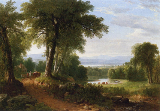After a Summer Shower, vintage artwork by Asher Brown Durand, A3 (16x12") Poster Print