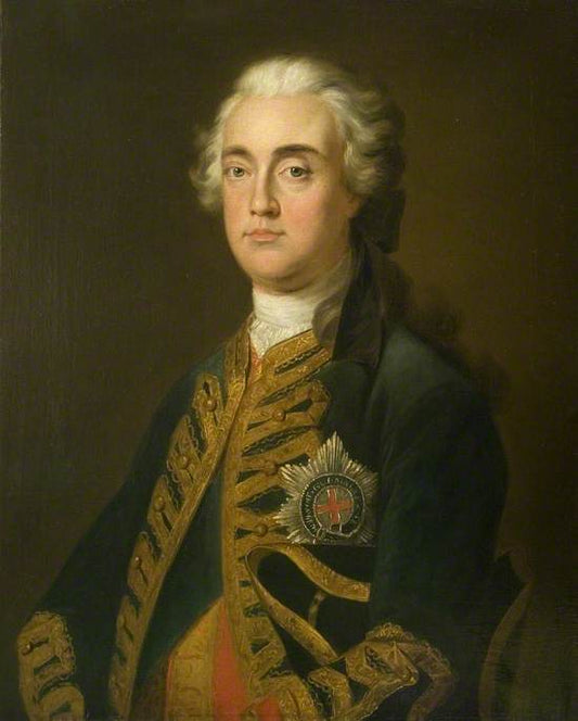 William Capel, Earl of Essex, vintage artwork by Attributed to George Knapton, 12x8" (A4) Poster